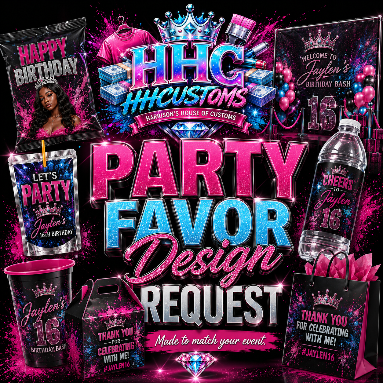 Party Favor Design Request