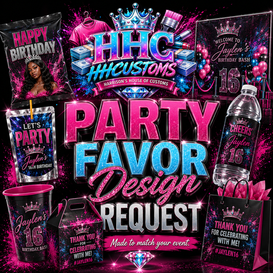 Party Favor Design Request